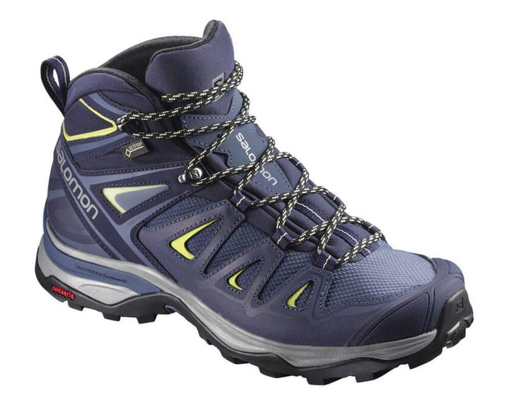 SALOMON WOMENS SALOMON WOMEN'S X ULTRA 3 MID GORE-TEX BOOTS FOR WOMEN HIKING, CR